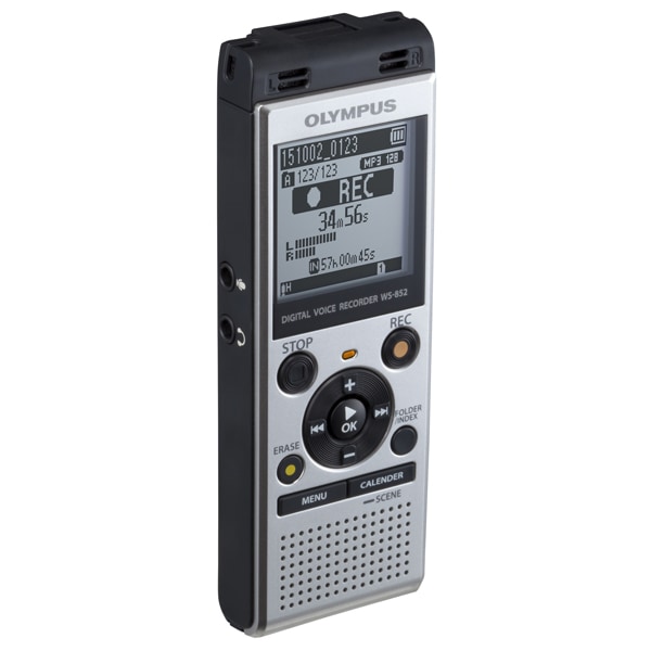 Reportofon stereo digital OLYMPUS WS-852, 4GB, argintiu