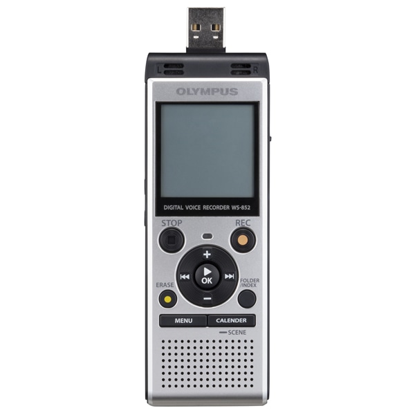 Reportofon stereo digital OLYMPUS WS-852, 4GB, argintiu