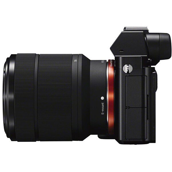 Aparat foto Mirrorless SONY Alpha A7, 24.3 MP, Wi-Fi, negru + Obiectiv SEL2870 28-70mm