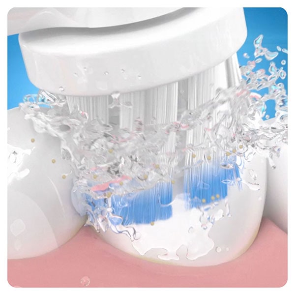 Periuta de dinti electrica ORAL-B Junior pentru copii, 20000 pulsatii/min, Curatare 3D, 1 program, 1 capat, verde