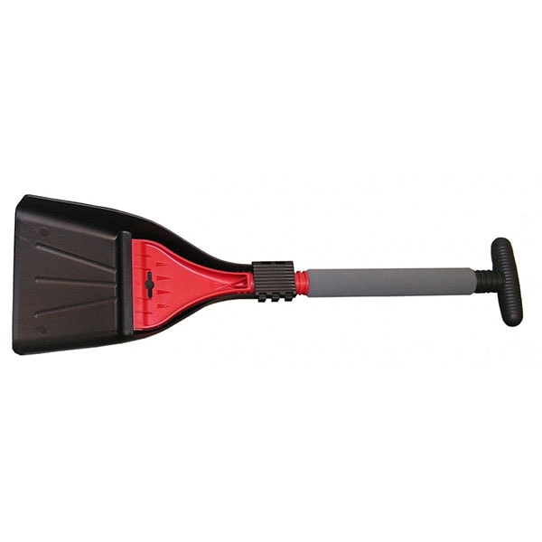 Lopata cu razuitor gheata VEROPA 17496, 60cm, negru-rosu
