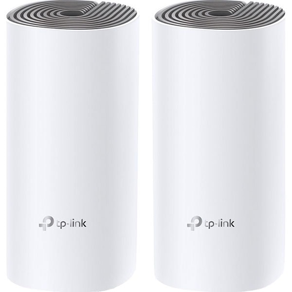 Sistem Wireless Mesh TP-LINK Deco E4, Dual Band 300 + 867 Mbps, 2 buc, alb
