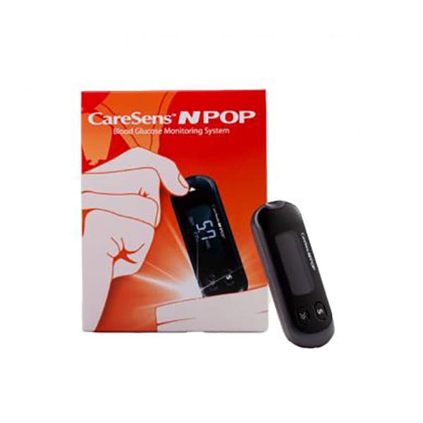 Glucometru CARESENS N POP + 100 teste, negru