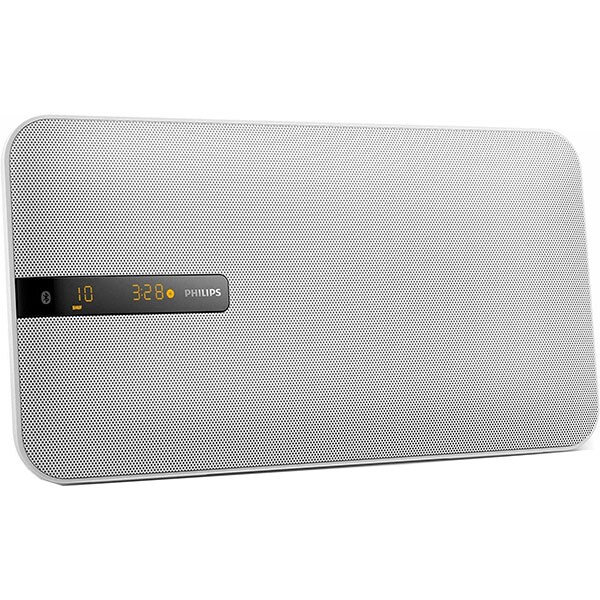 Microsistem audio PHILIPS BTM2660W/12, Bluetooth, USB, CD, Radio FM, argintiu