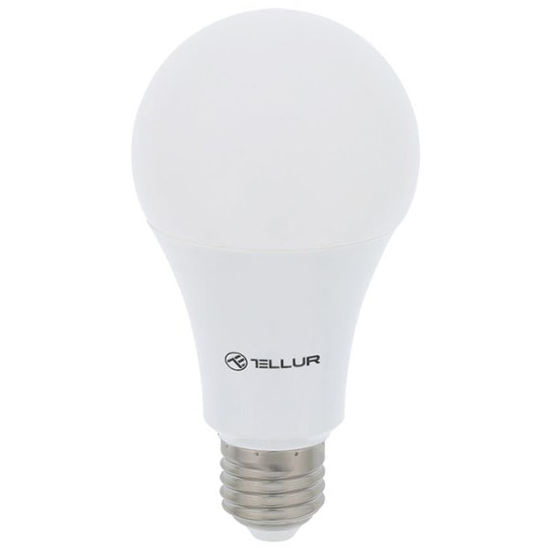 Bec LED Smart TELLUR TLL331001, E27, 10W, 1000lm, Wi-Fi, compatibil Alexa, Google Assistant