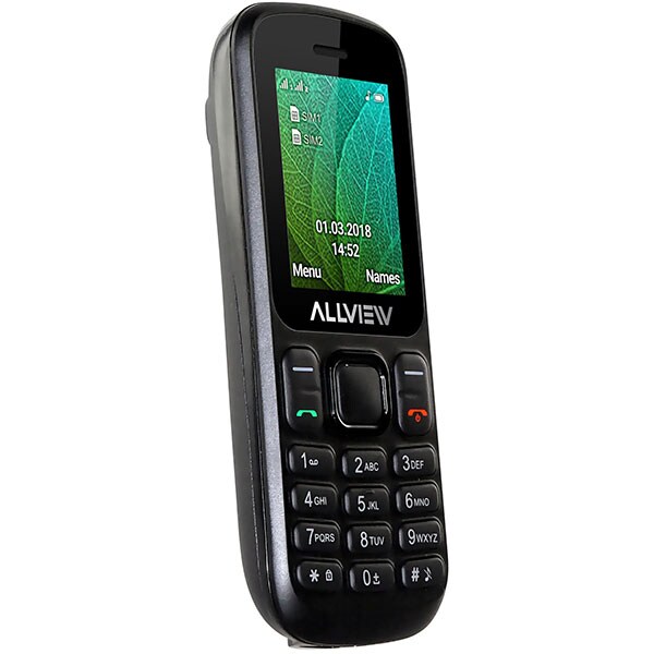 Telefon ALLVIEW L5 Duo, 4MB RAM, 2G, Dual SIM, Black    
