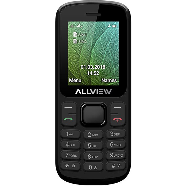 Telefon ALLVIEW L5 Duo, 4MB RAM, 2G, Dual SIM, Black    