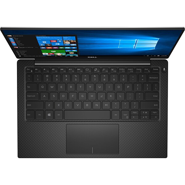 Laptop DELL XPS 9370, Intel Core i7-8550U pana la 4.0GHz, 13.3" UHD 4K, 16GB, SSD 512GB, Intel UHD Graphics 620, Windows 10 Pro