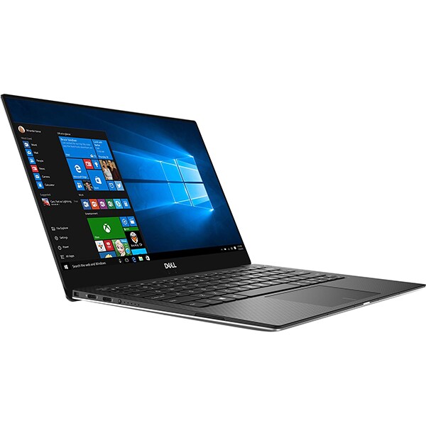 Laptop DELL XPS 9370, Intel Core i7-8550U pana la 4.0GHz, 13.3" UHD 4K, 16GB, SSD 512GB, Intel UHD Graphics 620, Windows 10 Pro