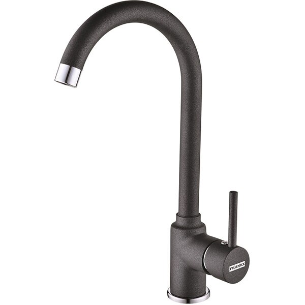 Pachet chiuveta FRANKE ROG 610, 1 cuva, granit + Baterie Pola, grafite