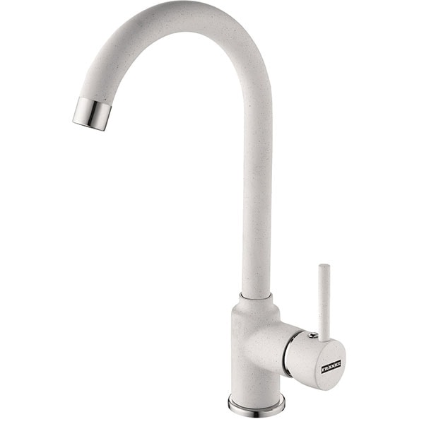 Pachet chiuveta FRANKE ROG 610, 1 cuva, granit + Baterie Pola, alb