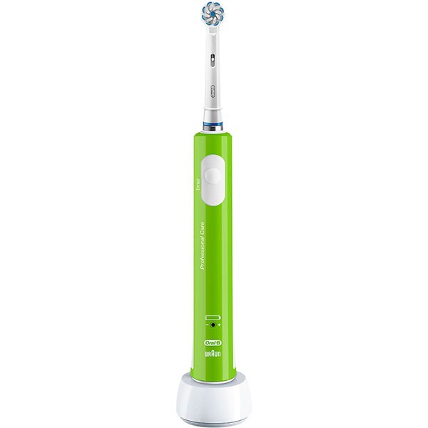 Periuta de dinti electrica ORAL-B Junior pentru copii, 20000 pulsatii/min, Curatare 3D, 1 program, 1 capat, verde