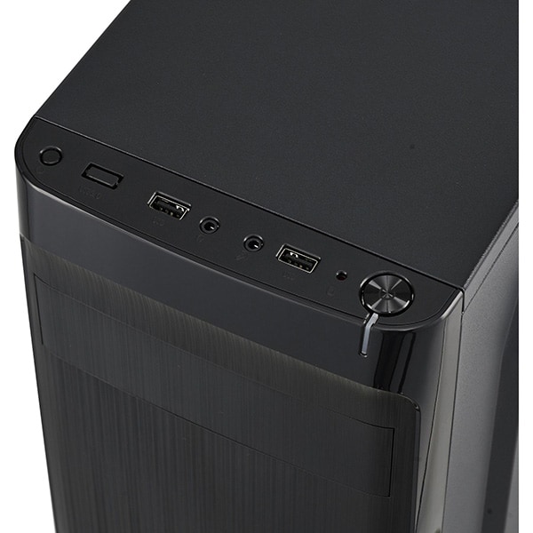 Carcasa PC SERIOUX OFFICE, USB 3.0, fara sursa, negru