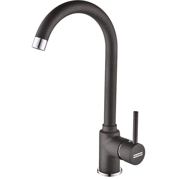 Pachet chiuveta FRANKE BFG 651-78, 1 1/2 cuve, granit + Baterie Pola, grafite