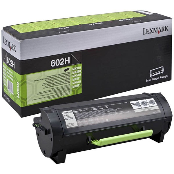 Toner original LEXMARK XL 60F2H00 602H Return Program, negru