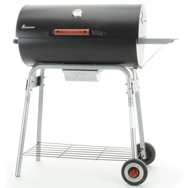 Gratar carbune LANDMANN 31421, 66 x 36 cm, 2 suprafete, 2 role, negru