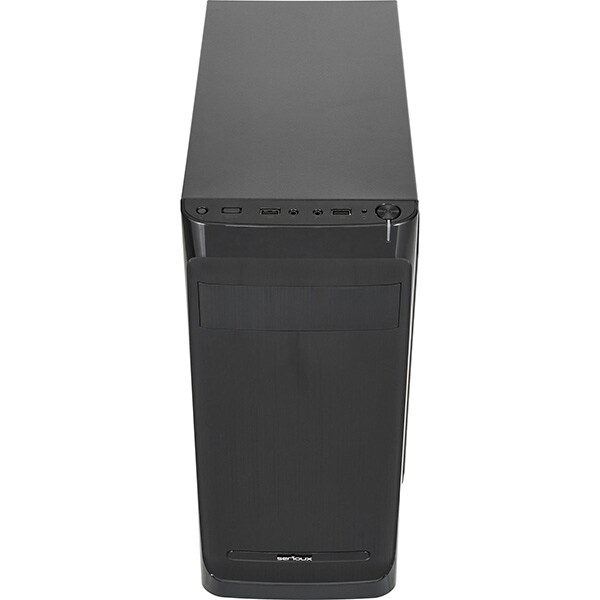 Carcasa PC SERIOUX Classic, USB 2.0, fara sursa, negru