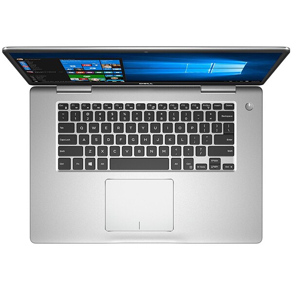 Laptop DELL Inspiron 7570, Intel Core i5-8250U pana la 3.4GHz, 15.6" Full HD, 8GB, SSD 256GB, NVIDIA GeForce 940MX 4GB, Windows 10 Pro