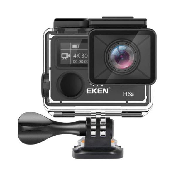 Camera video sport EKEN H6S, 4K, Wi-Fi, gri-negru