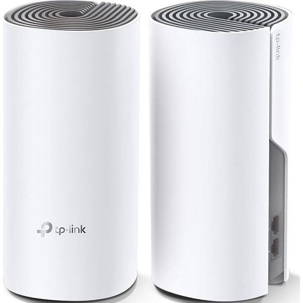 Sistem Wireless Mesh TP-LINK Deco E4, Dual Band 300 + 867 Mbps, 2 buc, alb