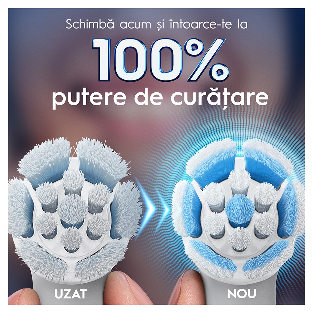 Rezerve periuta de dinti electrica ORAL-B iO Gentle Care, 2buc, alb