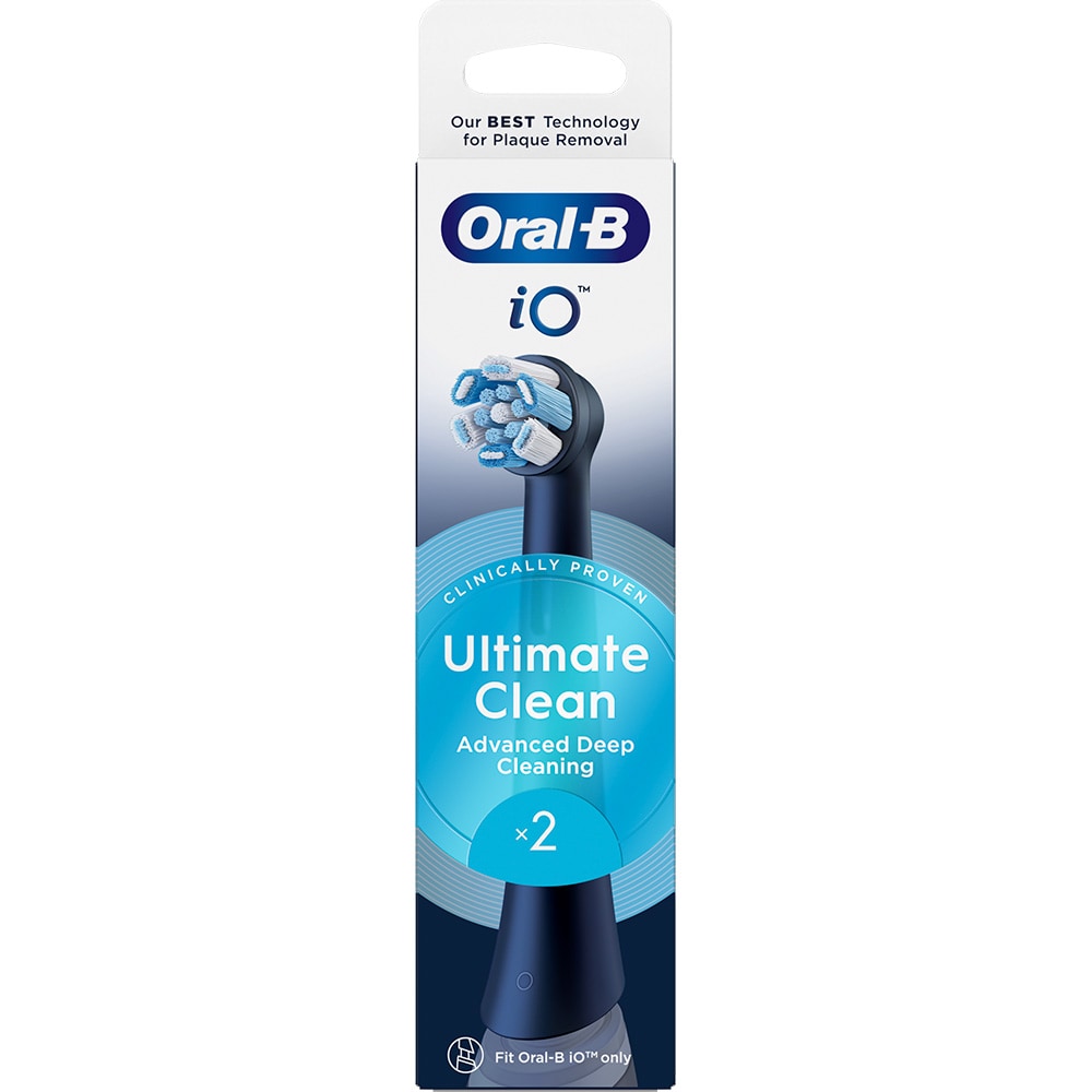 Rezerve periuta de dinti electrica ORAL-B iO Ultimate Clean, 2buc, negru