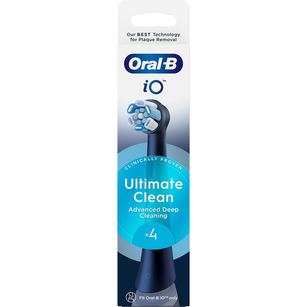 Rezerve periuta de dinti electrica ORAL-B iO Ultimate Clean, 4buc, negru