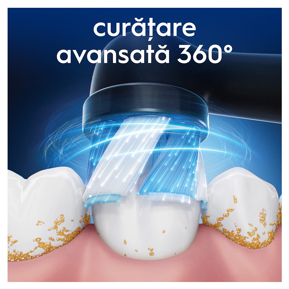 Rezerve periuta de dinti electrica ORAL-B iO Ultimate Clean, 4buc, negru