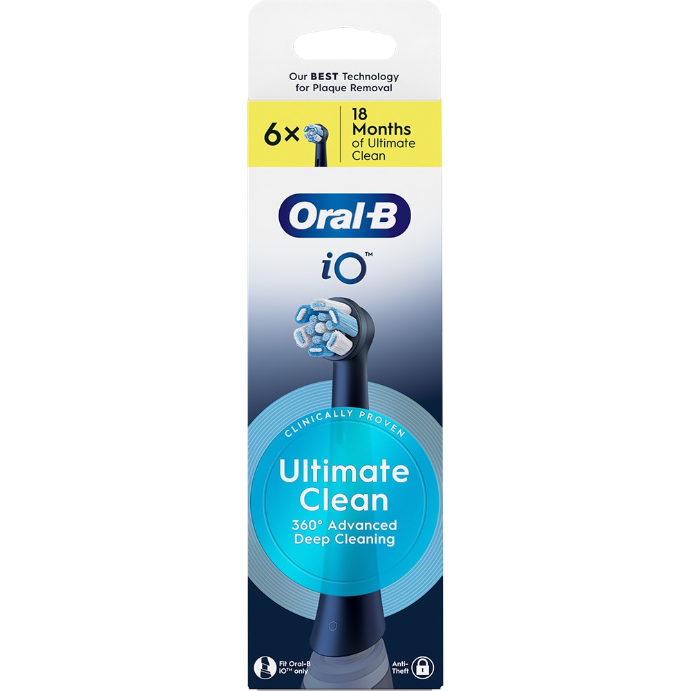 Rezerve periuta de dinti electrica ORAL-B iO Ultimate Clean, 6buc, negru