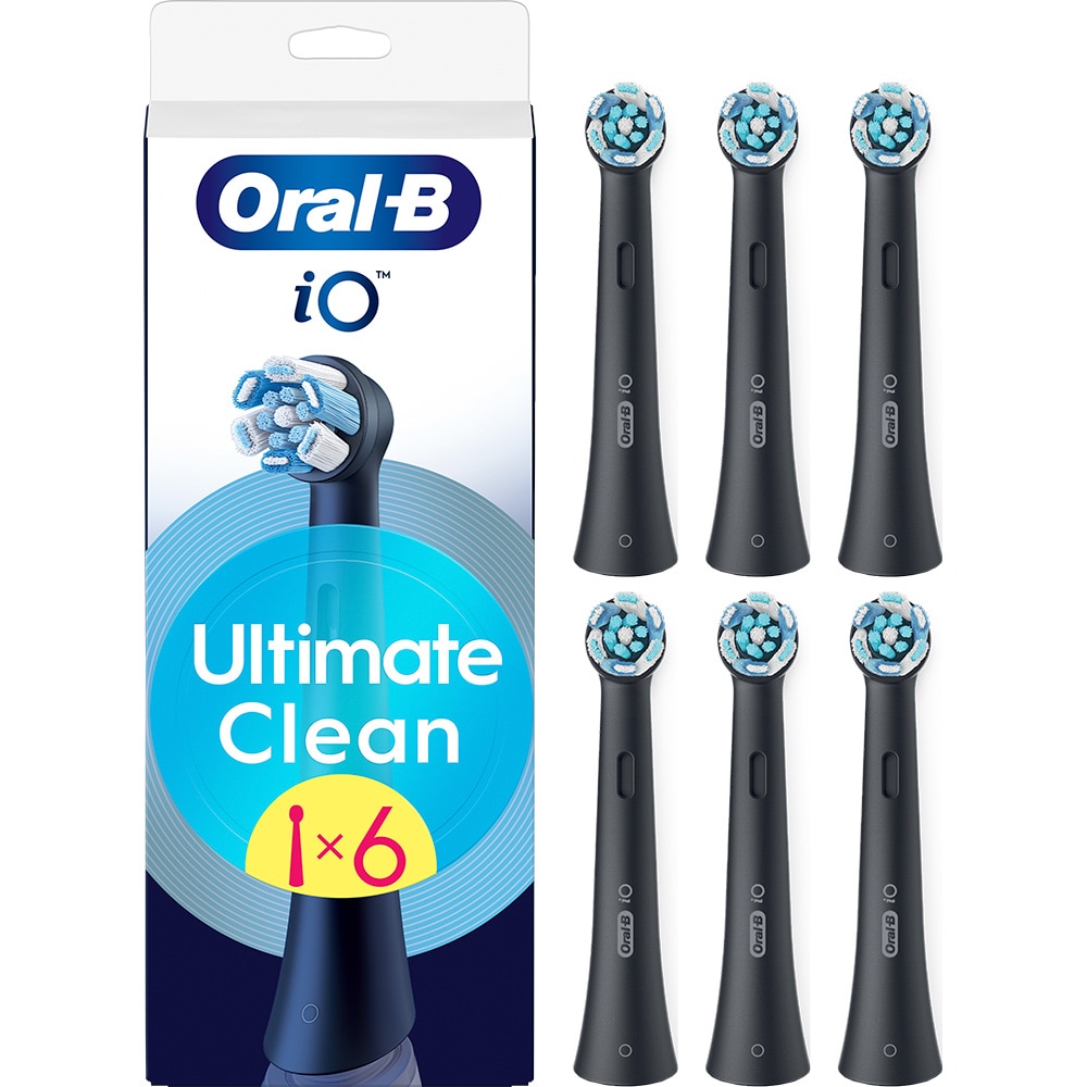 Rezerve periuta de dinti electrica ORAL-B iO Ultimate Clean, 6buc, negru