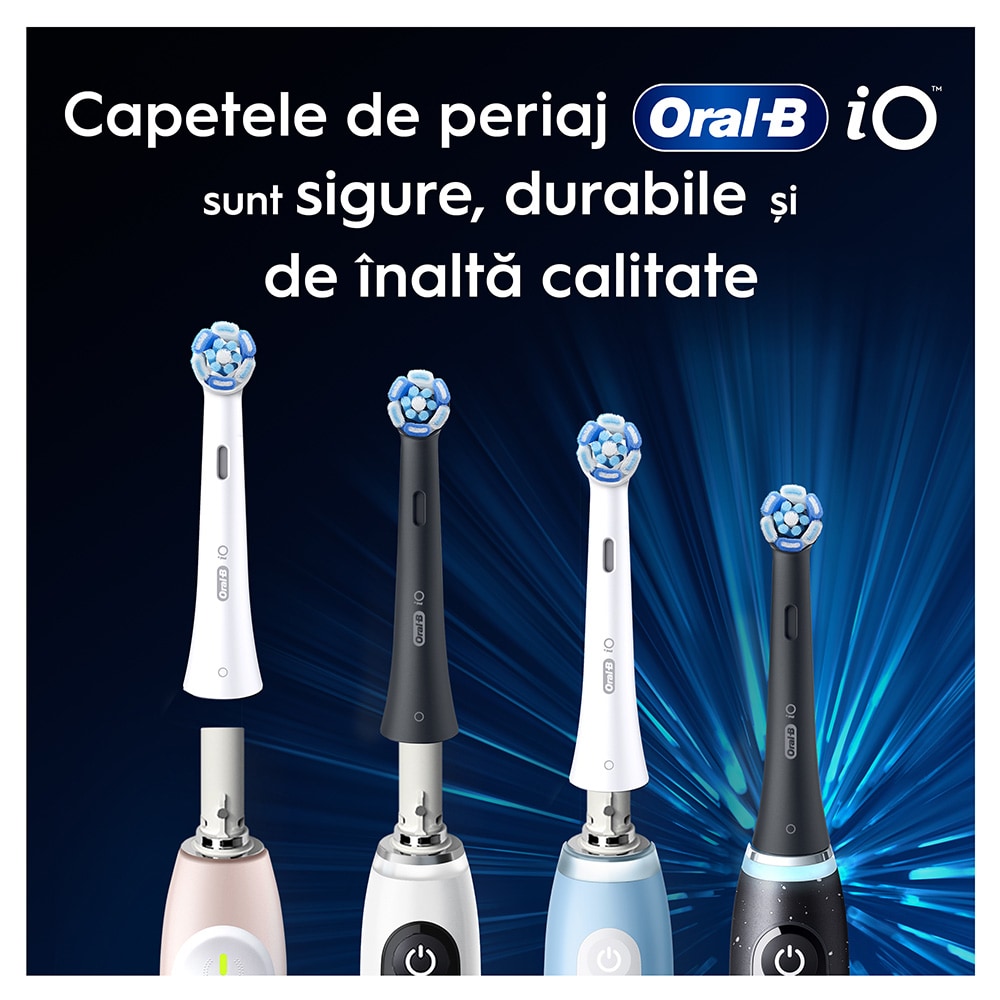 Rezerve periuta de dinti electrica ORAL-B iO Ultimate Clean, 2buc, alb