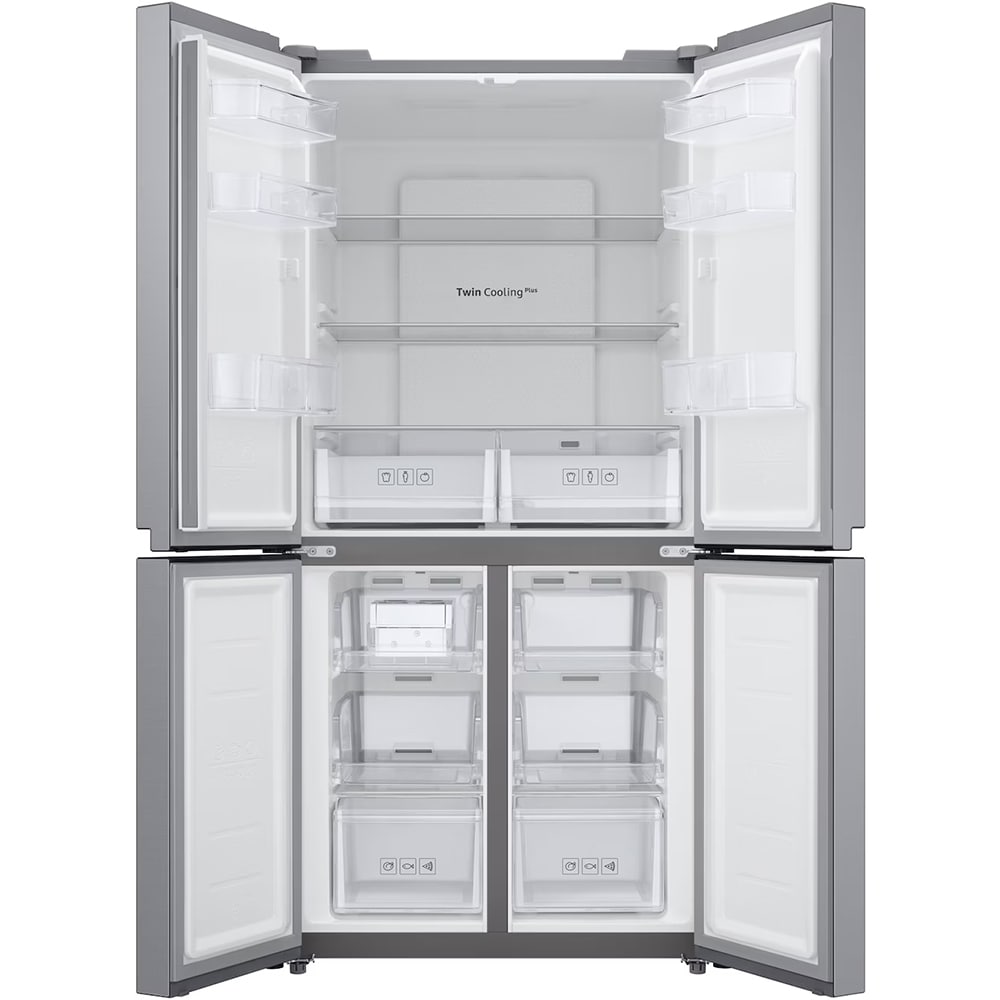 Side by Side SAMSUNG RF48A400EM9/EO, No Frost, 488 l, H 177.5 cm, Clasa E, argintiu