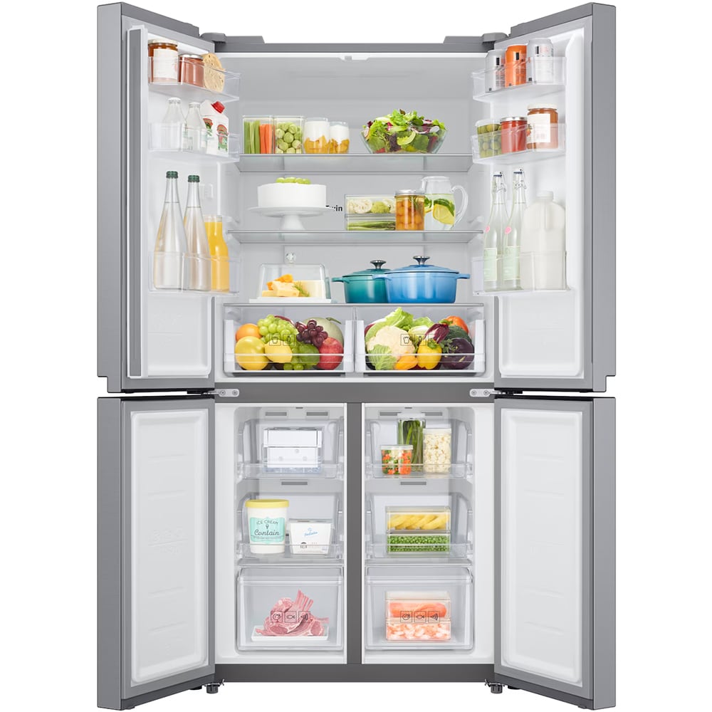 Side by Side SAMSUNG RF48A400EM9/EO, No Frost, 488 l, H 177.5 cm, Clasa E, argintiu