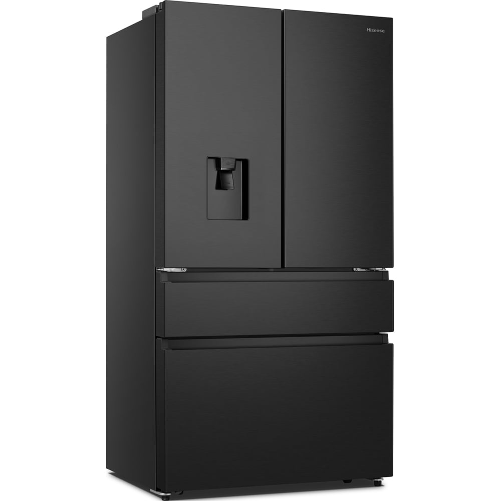 Side by Side HISENSE RF749N4SWFE, Total No Frost, 579 l, H 178.5 cm, Clasa E, Dozator apa, Wi-Fi, negru