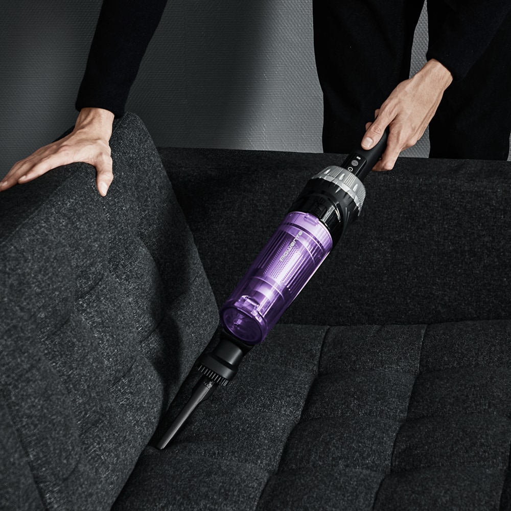 Aspirator vertical ROWENTA X-Nano RH1129WO, 0.5l, 14.4V, autonomie max 40 min, negru-mov