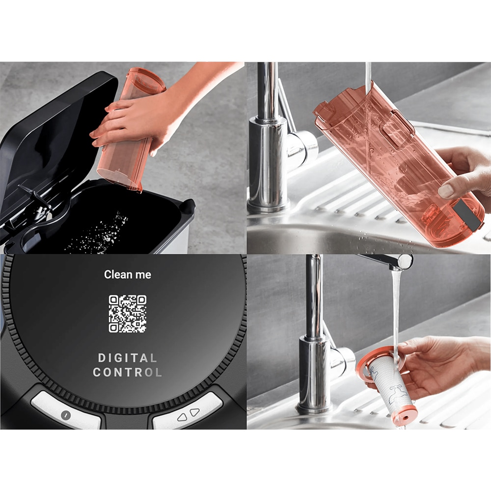 Aspirator vertical ROWENTA X-Force 8.80 RH1833E0, 0.44l, 18.5V, autonomie max 45 min, verde-negru