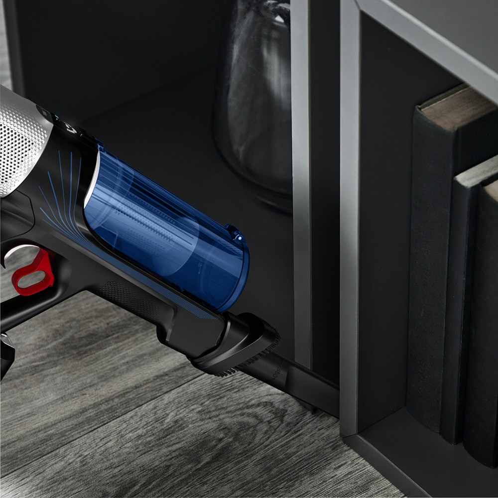 Aspirator vertical ROWENTA X-Force Flex 9.60 Aqua RH20C0WO, 0.4l, 18V, autonomie max 45 min, albastru-argintiu