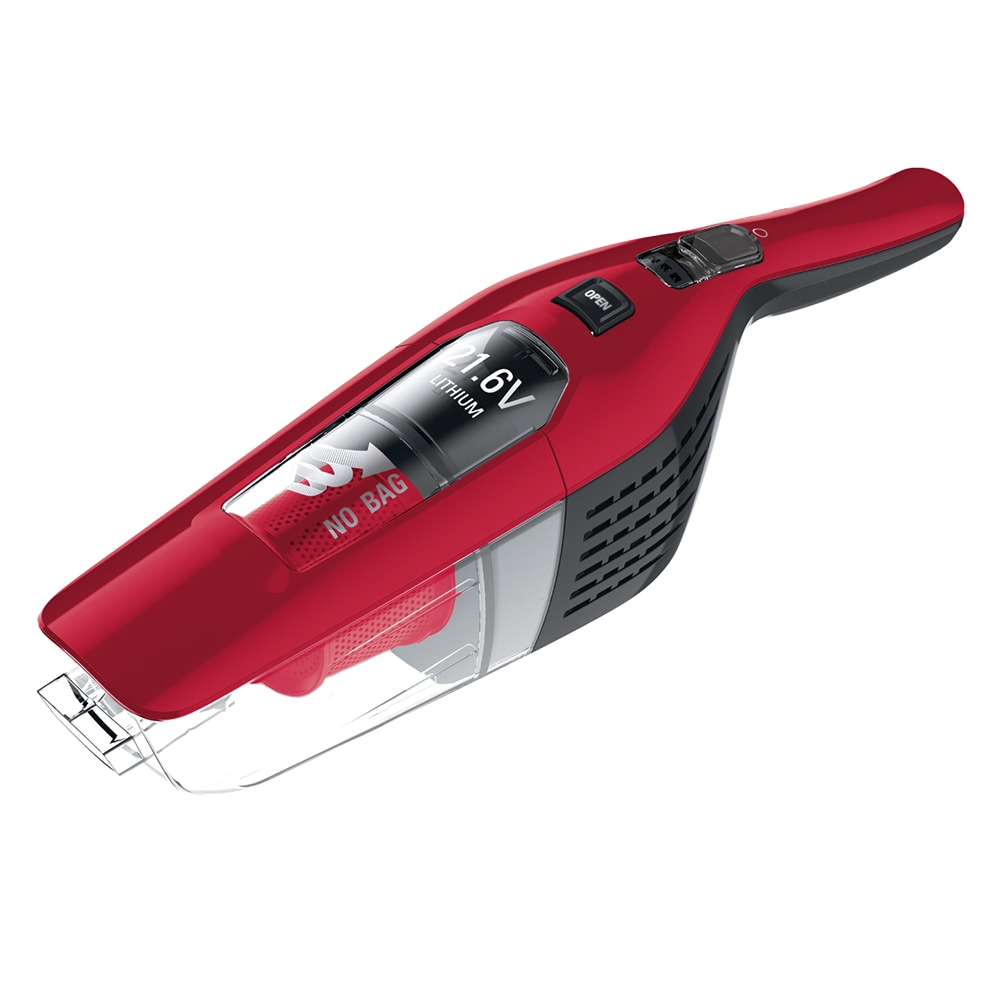 Aspirator vertical ROWENTA Dual Force 2in1 RH6753WO, 0.6l, 21.6V, autonomie max 75 min, iluminare LED, rosu-gri inchis