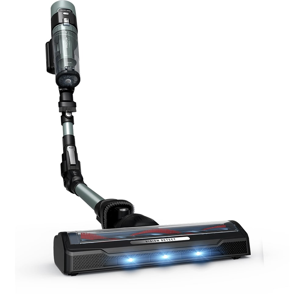 Aspirator vertical ROWENTA X-Force Flex 10.80 RH7A32E0, 0.44l, 18.5V, autonomie max 60 min, verde-negru