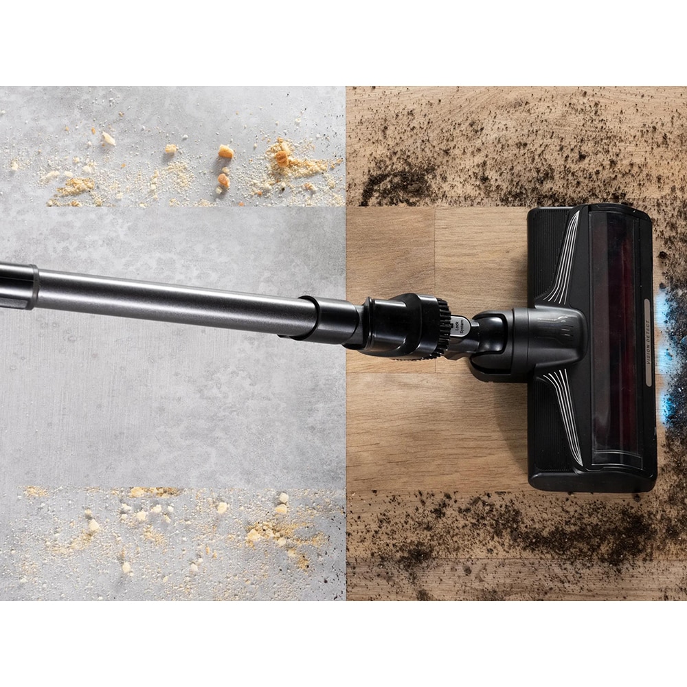 Aspirator vertical ROWENTA X-Force Flex 10.80 RH7A32E0, 0.44l, 18.5V, autonomie max 60 min, verde-negru
