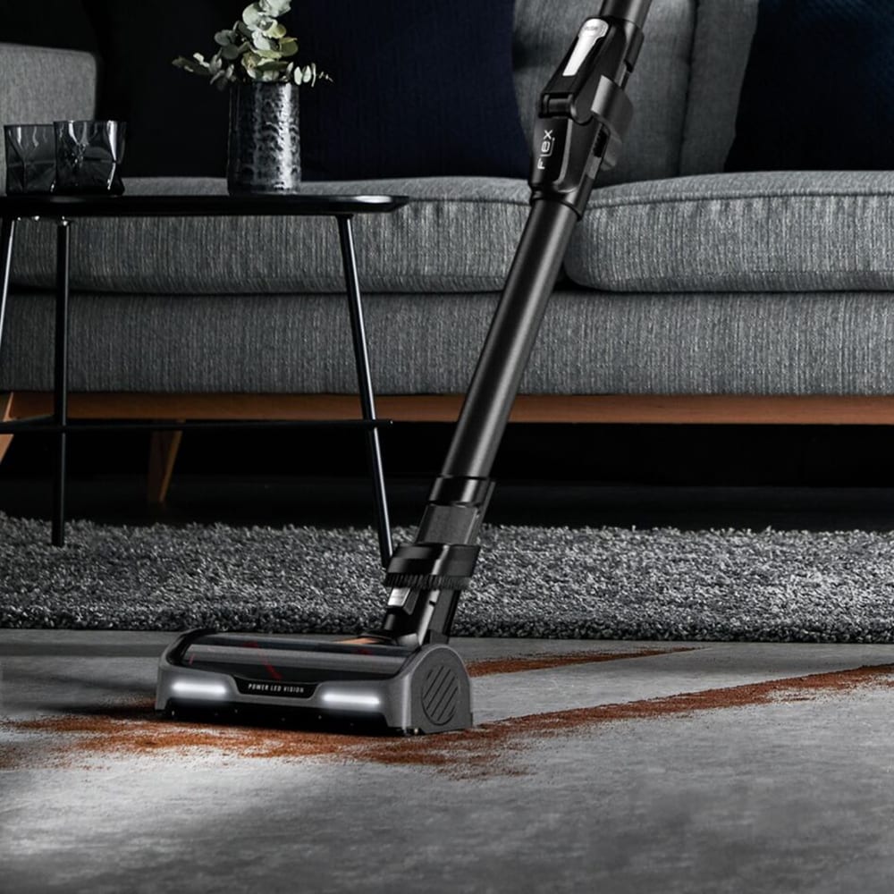 Aspirator vertical ROWENTA X-Force Flex 15.6 RH99G1WO, 0.9l, 32.4V, autonomie max 80 min, negru-maro