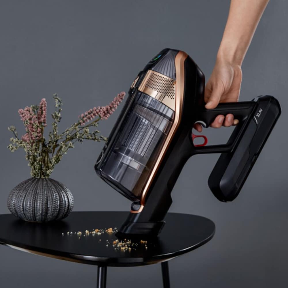 Aspirator vertical ROWENTA X-Force Flex 15.6 RH99G1WO, 0.9l, 32.4V, autonomie max 80 min, negru-maro