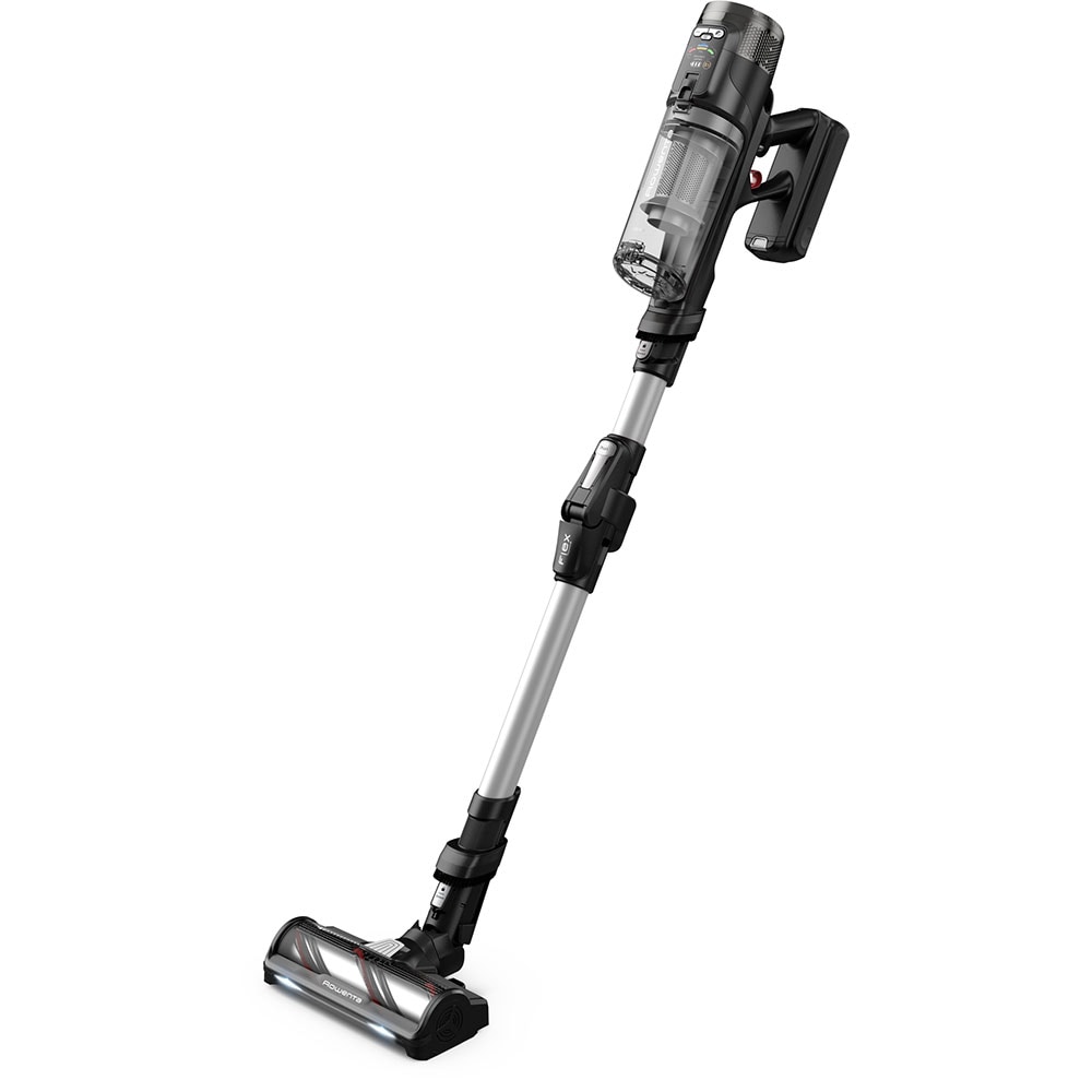 Aspirator vertical ROWENTA X-Force Flex Complete 13.60 RH9A55E0, 0.65l, 25.9V, autonomie max 60 min, argintiu-negru
