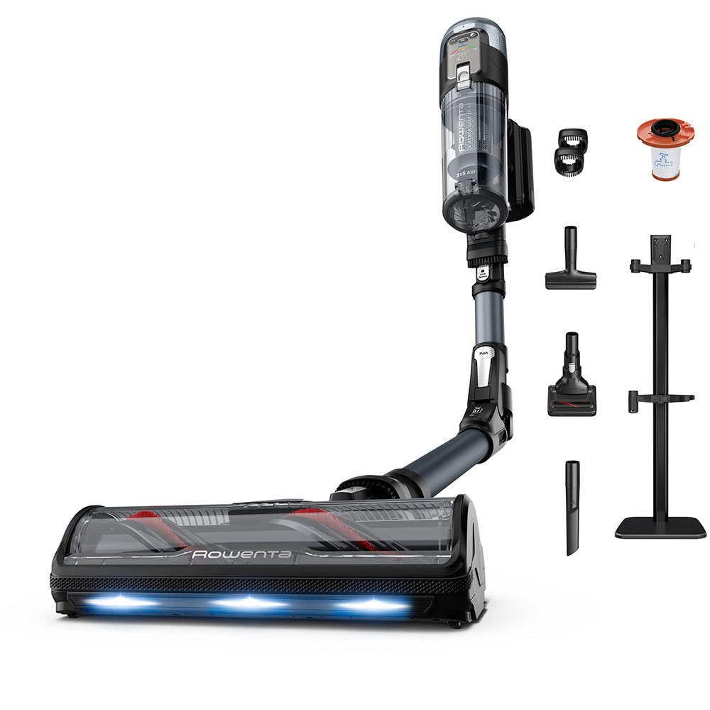 Aspirator vertical ROWENTA X-Force Flex 16.60 RH9C71E0, 0.65l, 25.2V, autonomie max 120 min, negru