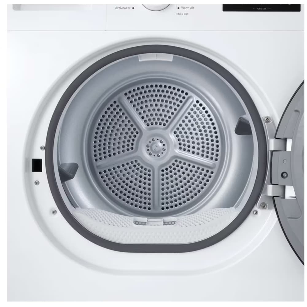 Uscator de rufe LG RHA1008NWK, 8 kg, 8 programe, Clasa D, alb