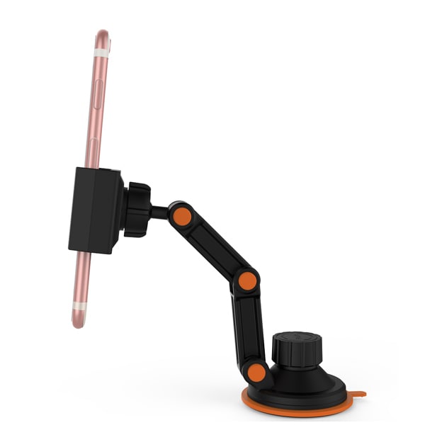 Suport auto universal PROMATE riseMount, parbriz, Orange