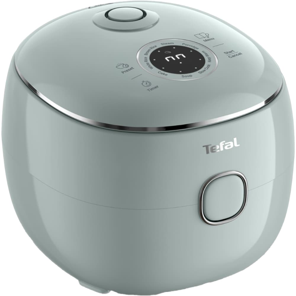 Aparat pentru gatit orez TEFAL Pop RK5354E0, 2l, 350W, 8 programe, gri