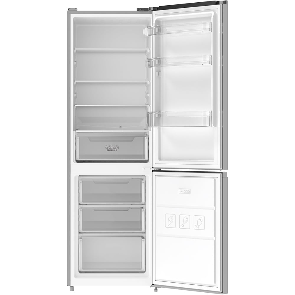 Combina frigorifica GORENJE RK618E2S4, 307 l, H 185 cm, Clasa E, argintiu