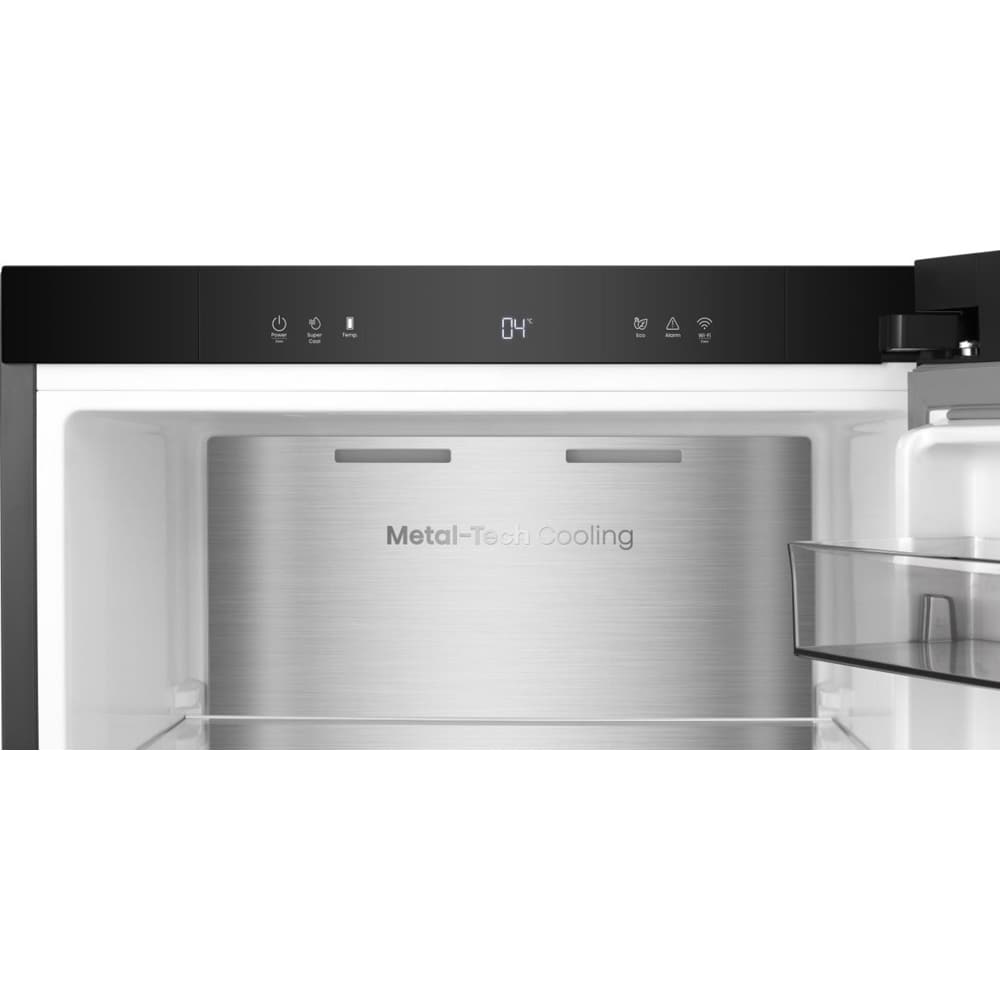 Frigider cu o usa HISENSE RL3K370SAFC, No Frost, 372 l, H 185.6 cm, Clasa C, Wi-Fi, negru