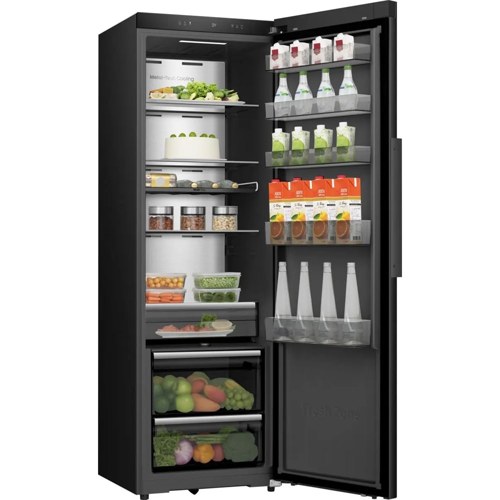 Frigider cu o usa HISENSE RL5K370GSFC, No Frost, 372 l, H 185.6 cm, Clasa C, Wi-Fi, negru